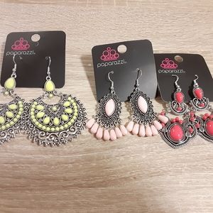 3 earrings bundle